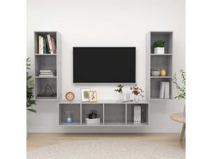 Meuble tv coloris gris 37 cm <strong></strong>  <strong></strong>