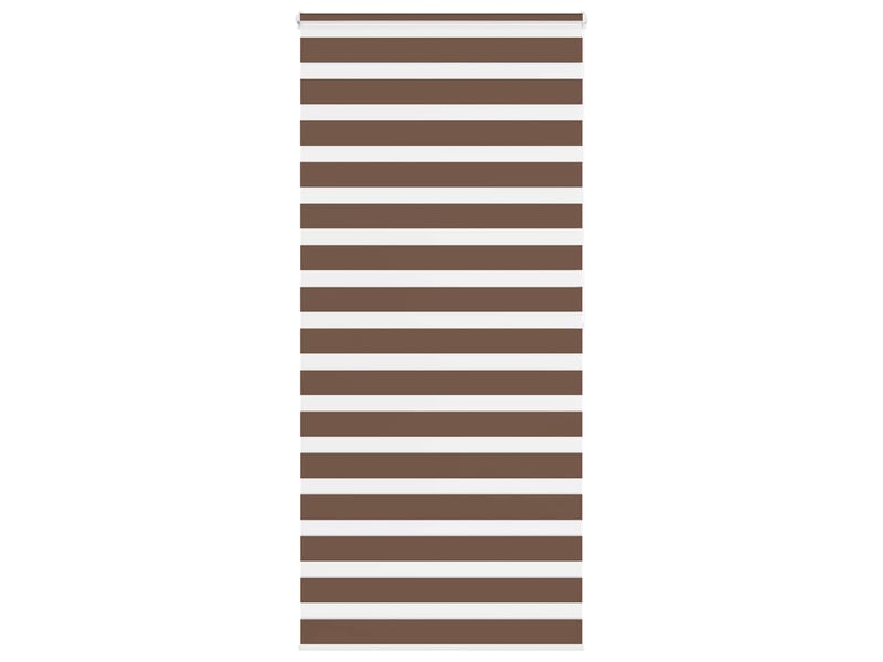  Store zèbre, store de fenêtre marron 95x200 cm largeur du tissu 90,9 cm polyester cf48745  - Conforama B