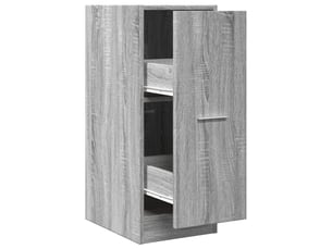 Armoire apothicaire sonoma gris 30x41x77,5 cm bois d'ingénierie