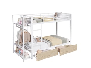 Lit coffre 90x200 cm <strong></strong>  <strong></strong> coloris blanc