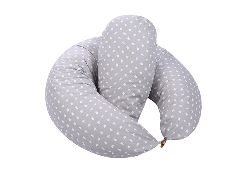  Coussin de grossesse et d'allaitement – gris, 180x130x35 cm  - Conforama A
