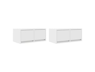 Meuble tv coloris blanc  <strong></strong>  <strong></strong>
