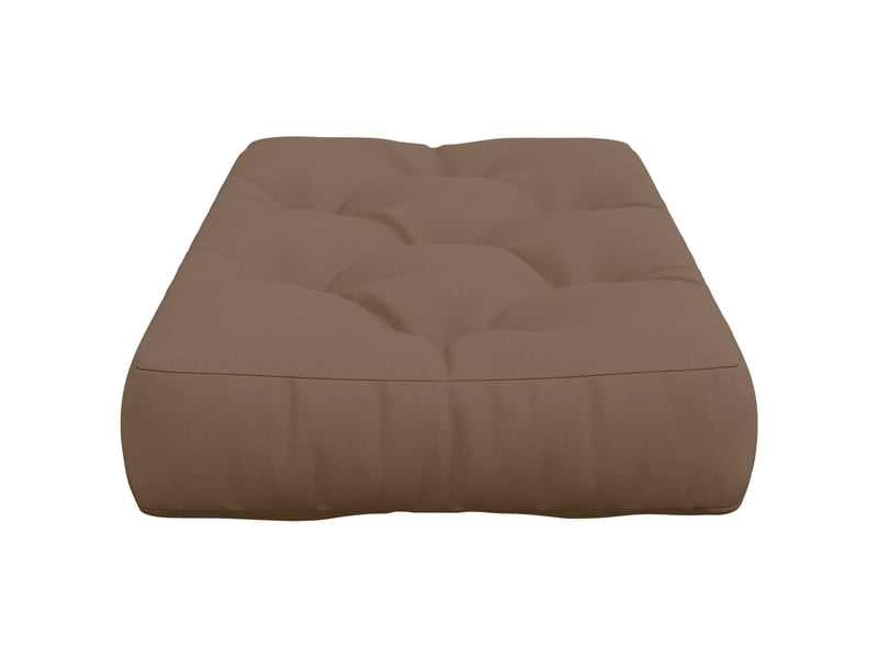  Coussin de siège en palette, coussin d'assise vianen 100 % polyester taupe cf55901  - Conforama C