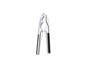 Casse noix premium casse-noix acier chromé argenté 16,5 x 4cm