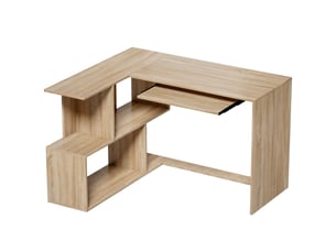 Bureau d'angle   120 cm coloris naturel