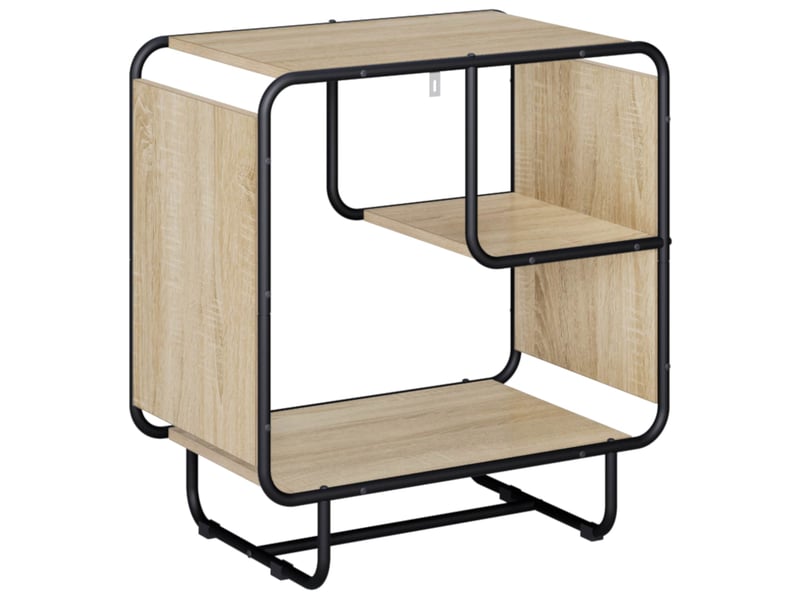 Buffet salon, buffet de rangement chêne sonoma 60x37,5x64,5 cm bois d'ingénierie - Conforama E