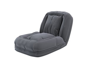 Fauteuil fixe <strong>HAVRYA</strong> <strong></strong> Tissu gris vendu A l'unité