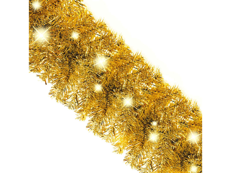  Guirlande de noël avec lumières led 20 m doré  - Conforama E