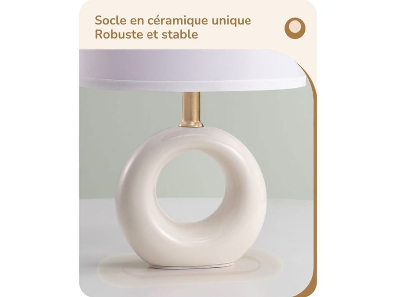  Lampe de table edishine blanche en ceramique tissu e14 2700k 370618_AACWC37824_6_DROPFR - Conforama E