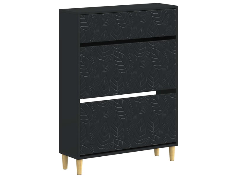  Meuble à chaussures, armoire à chaussures delft 78x24x103 cm bois d'ingénierie shl5784  - Conforama A