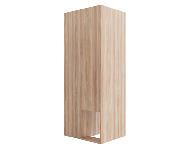 Armoire 70x55x175 cm avec penderie et tiroirs mdf couleur bois - Conforama D