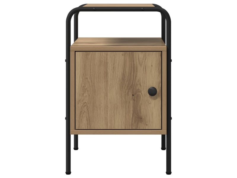  Table de chevet - cabinet de chevet - table de nuit 2 pc chêne artisanal 35 x 36,5 x 56 cm  - Conforama D