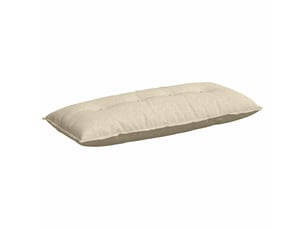 Coussin de dos, coussin de dossier crème 120 x 19 x 50 cm tissu cf54611