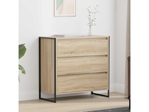 Buffet - bahut - meuble de rangement sonoma 79 x 36 x 75.5 cm bois d'ingénierie