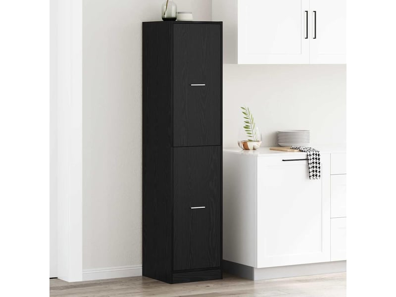  Meuble de rangemenrt, cabinet de pharmacie chêne noir 40 x 41 x 174.5 cm  - Conforama B