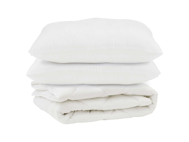  Couette avec oreiller 3 pcs - duvet blanc microfibre  - Conforama A