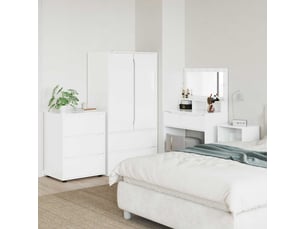 Commode 1 tiroir(s) <strong></strong> <strong></strong> coloris blanc largeur 60 cm
