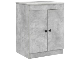 Armoire de salle de bain, meuble de rangement gris béton 54x41x70 cm shl6258