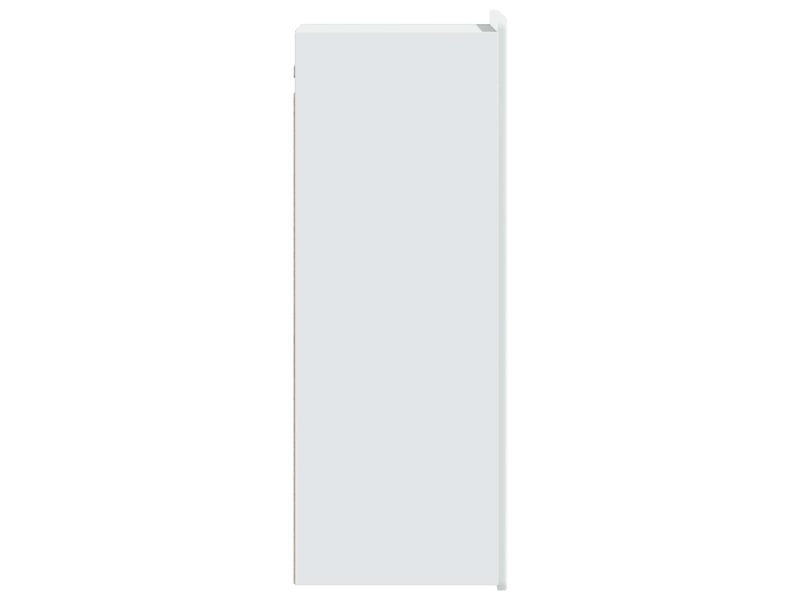  Armoire murale salon, meuble de rangement blanc 33 x 34,5 x 94 cm bois d'ingénierie  - Conforama E
