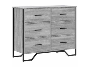 Commode 1 tiroir(s)    <strong></strong> <strong></strong> coloris gris largeur 91 cm