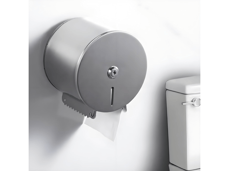  Distributeur de serviettes en papier - porte-papier toilette professionnels - diamètre 149mm broche 30mm  - Conforama A