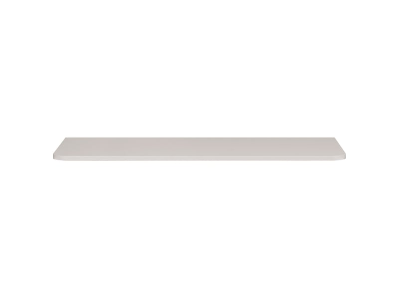 Plan de travail linea 100 cm cachemire mat pour meuble de salle de bain avec angles arrondis - Conforama D