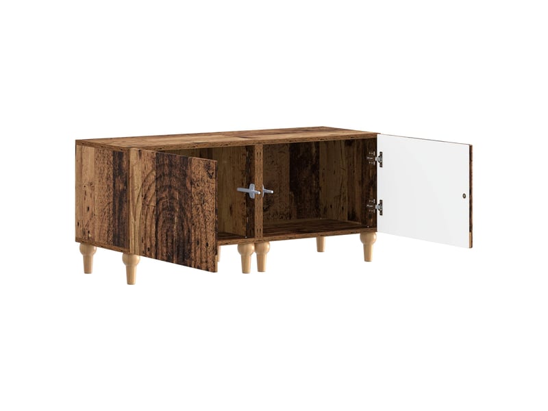  Meuble tv - banc tv - meuble de rangement alkmaar bois ancien bois d'ingénierie  - Conforama C