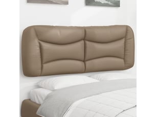 Coussin de tête de lit, coussin décoratif hvar cappuccino 120 cm similicuir