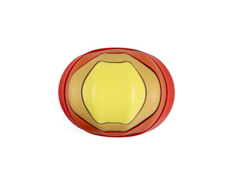  Tatou d'équilibre muffik - 4 pièces, multicolore MFA-04 - Conforama B