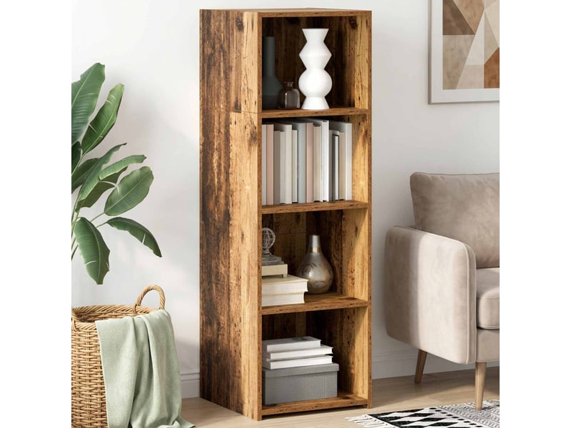  Haut armoire, armoire de rangement bois ancien 40x41x124 cm bois d'ingénierie  - Conforama B