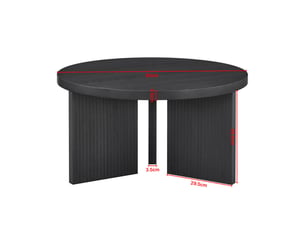 Table basse  coloris noir  