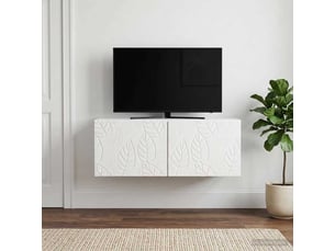 Meuble tv coloris blanc 78.5 cm <strong></strong>  <strong></strong>