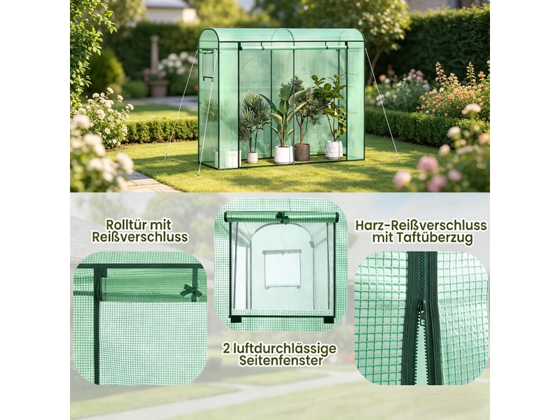  Serre de jardin pour herbes aromatiques, serre extérieure pour plantes  - Conforama E