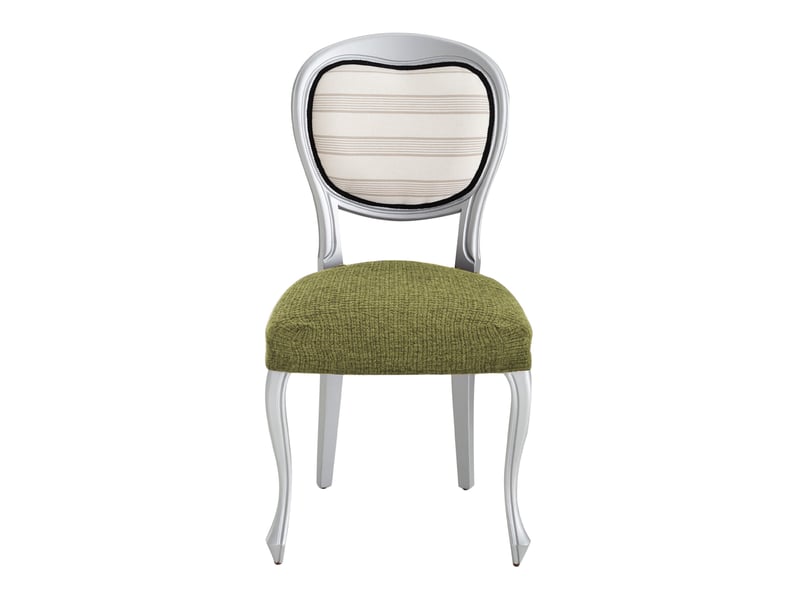 Lot de 2 housses de chaise dorian c4 sans dossier  - Conforama A