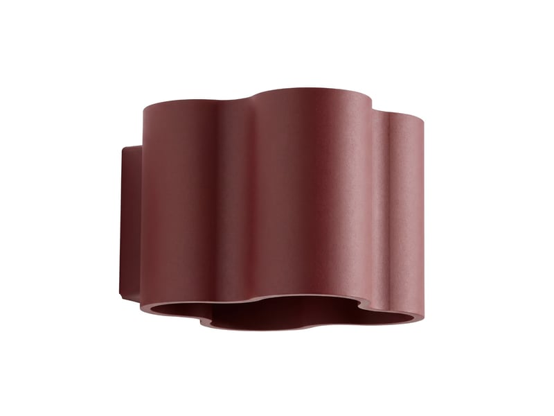 Applique ovio bordeaux g9 aluminium moderne 10x12x14.5cm SL.3364 - Conforama A