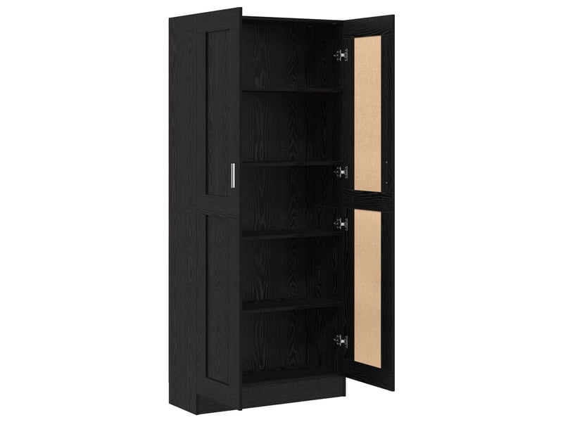 Bibliothèque 3 niveaux, armoire à livres 82,5 x 30,5 x 185 cm bois d'ingénierie  - Conforama E