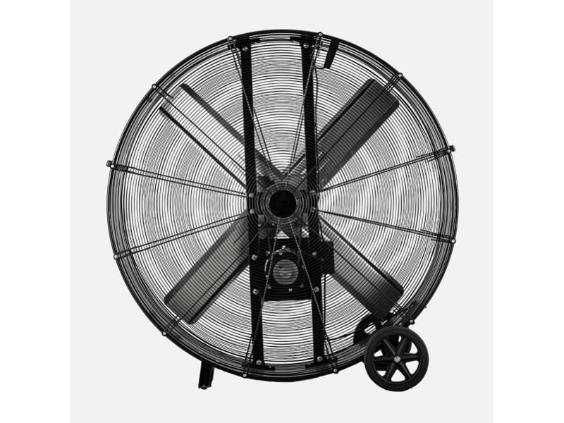  Ventilateur industriel fabrilamp maximum 800 w noir 2 vitesses ø 127 cm 213371209 - Conforama C
