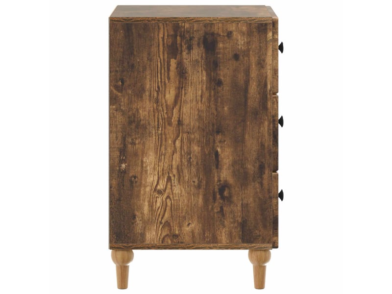 Table de chevet - cabinet de chevet - table de nuit chêne fumé 43 x 41 x 66,5 cm - Conforama E