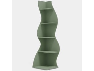 Bibliotheque coloris vert 5 étagère(s) BEAUNIV - 13 cm x 112 cm