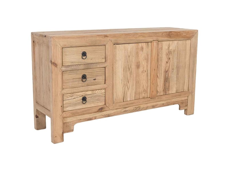  Buffet beige en bois 145x40x81 cm h  - Conforama A