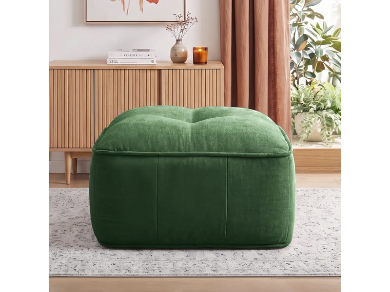  Pouf en polyester-vert SF20260305028 - Conforama C