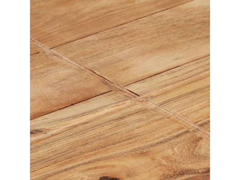 Table basse | table d'appoint salon 80x80x28 cm bois d'acacia massif  - Conforama E
