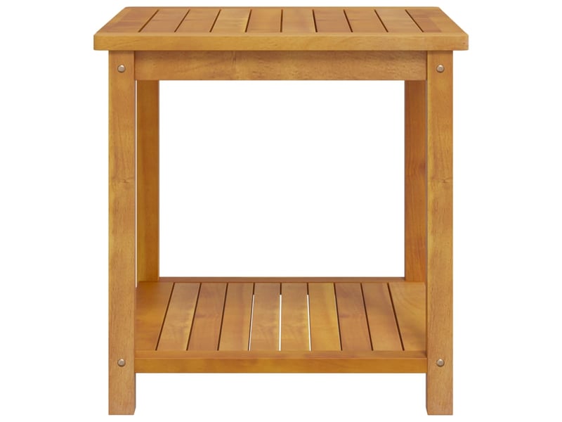  Table d'appoint | bout de canapé table basse bois d'acacia massif 45x45x45 cm  - Conforama D