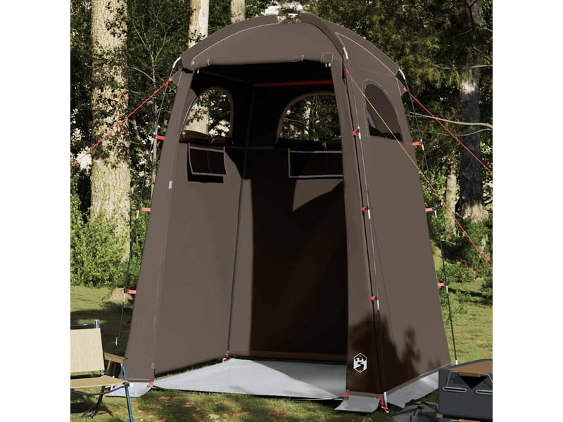  Tente de douche, cabine de douche marron imperméable shl43405  - Conforama B