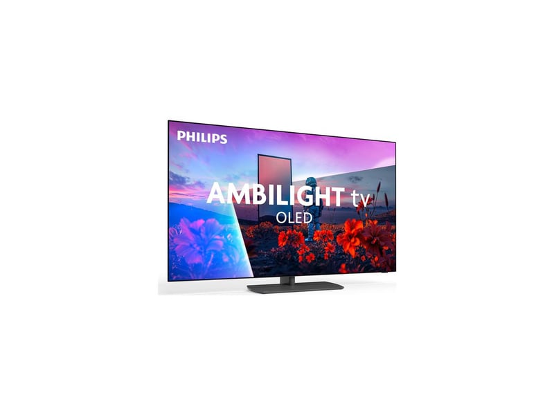  Tv oled 48 pouces 4k ambilight 3 cotes smart tv p5 ai hdmi 2.1 48OLED811 - Conforama C