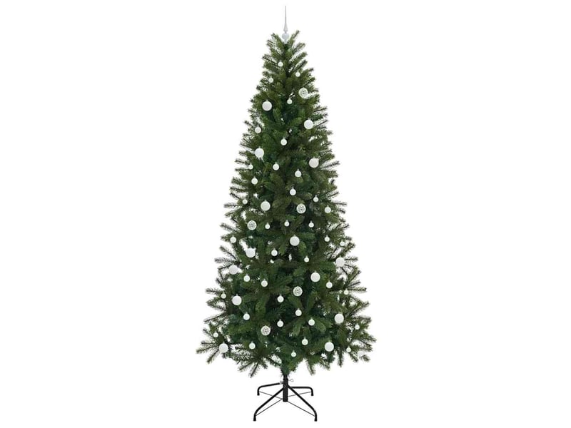 Sapin de noël artificiel, arbre de noël vert 240 cm pe et pvc shl23 - Conforama D
