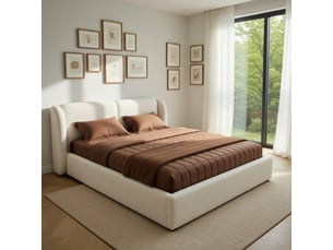 Lit coffre 90x190 cm    coloris gris