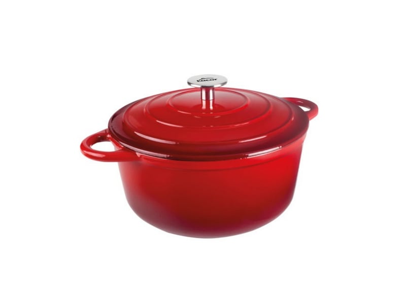  Lacor - cocotte ronde 24cm rouge  71734 - 71734 - Conforama A