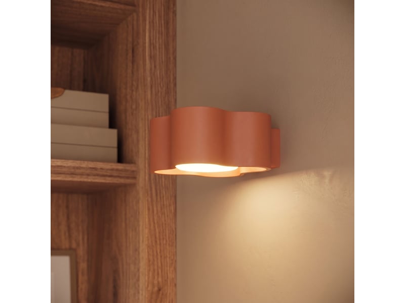  Plafonnier ovio 1 ocre rouge gx53 aluminium moderne 6x12x12cm SL.3354 - Conforama D