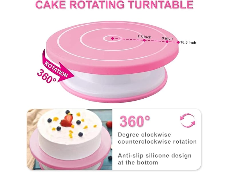 Kit de décoration de gâteaux, poches à douille et ensemble d’embouts, fournitures de cuisson de gâteaux pour débutants (255pcs) - Conforama C